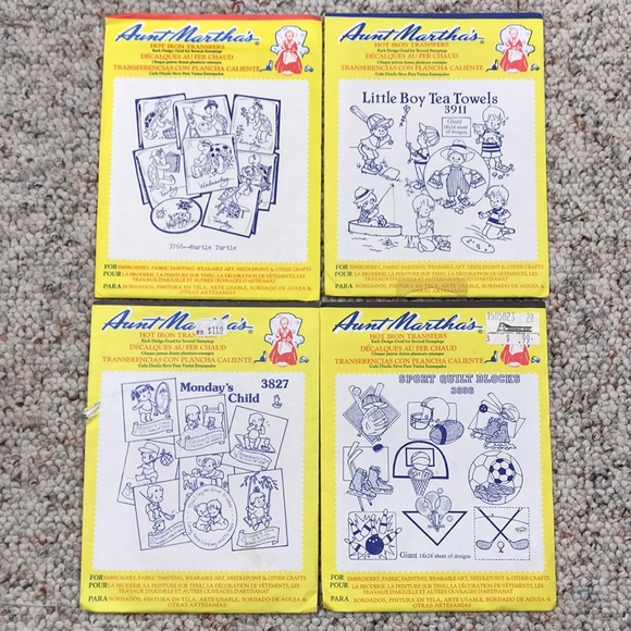 Lot of 22 Aunt Martha’s hot iron transfers - Picture 2 of 7